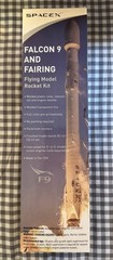 SpaceX Falcon 9 & Dragon Model Rocket Kit – Unopened in Original Shrink Wrap