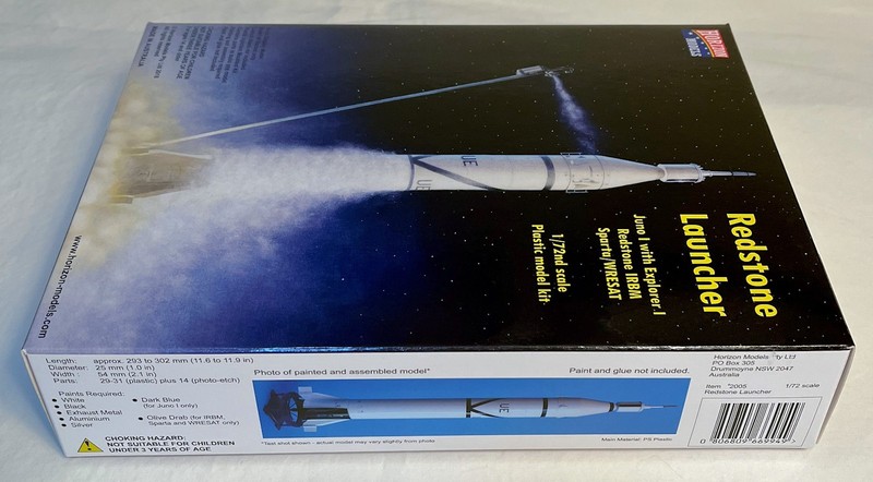 Horizon Models REDSTONE LAUNCHER Rocket 1/72 Scale Plastic Model Kit NEW gallery