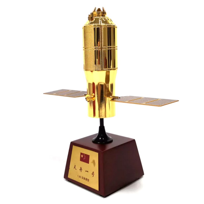 Quality 19cm Diecast 1/80 China Tianzhou-1 Cargo Spaceship Spacecraft Model gallery